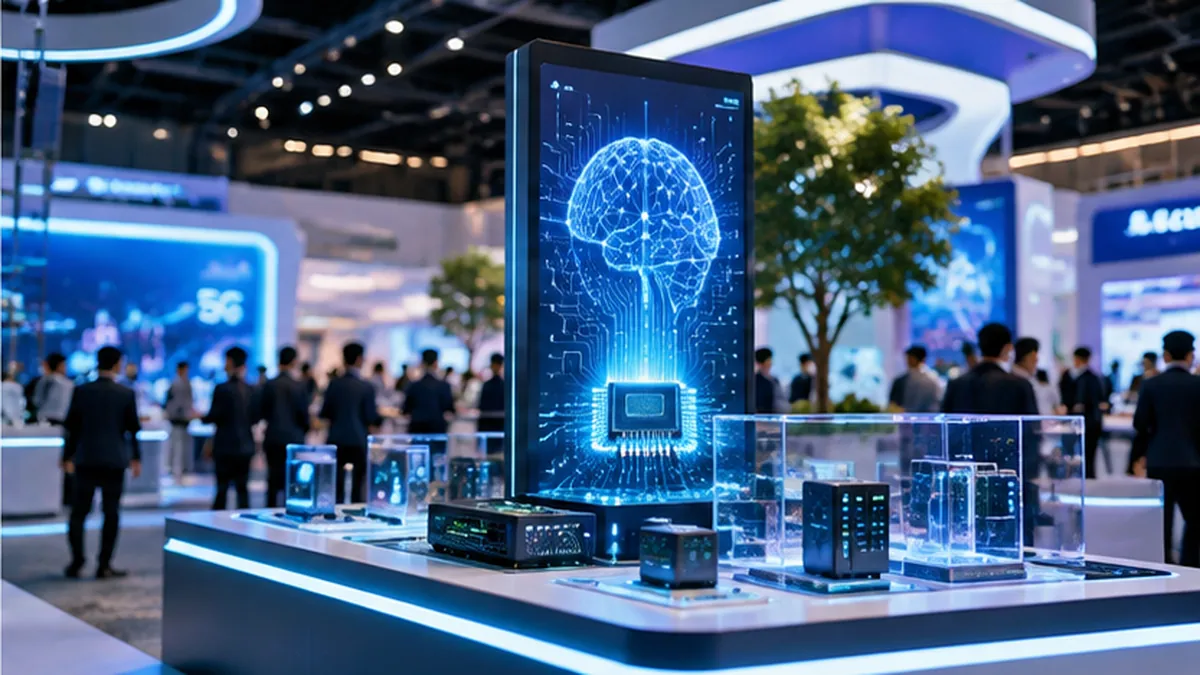 Conceptual editorial illustration for technology news; not an actual event photograph